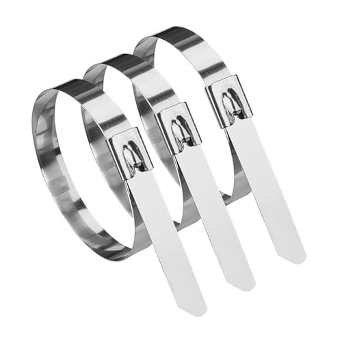 Kabelbinder aus Edelstahl 304 edelstahl kabelbinder4.6 * 20selbst-locking metall marine gurtband outdoor hochtemperaturbeständige kabelbinder stahlband(4.6-100) von WELDRIC