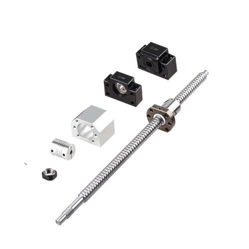 Kugelumlaufspindel 1 Stück RM1605 Kugelumlaufspindel C7, bearbeitetes Ende + 1605 Mutter + Gehäuse + BK/BF12-Unterstützung + Kupplung(SFU1605-1000mm) von WELDRIC