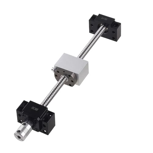 Kugelumlaufspindel 1 Stück SFU1204 Kugelumlaufspindel 300–1500 mm + Mutter + Endstütze + Kupplung + Gehäuse + 2 Stück SBR12 Linearschiene + 4 Stück SBR12UU(SBR-1500 SFU1500) von WELDRIC