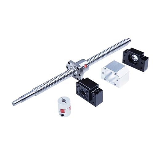 Kugelumlaufspindel 1 stück CNC Kugelumlaufspindel Mutter 20mm SFU2005 1500mm Mit BKBF15 Endenbearbeitung + 2005 + Supporter + Kupplung(SFU1605,1300mm) von WELDRIC