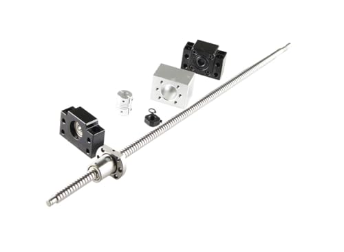 Kugelumlaufspindel 1Set 12mm Kugelumlaufspindel/SFU1204 Kugelumlaufspindel-Kit 200-1500mm for CNC-3D-Drucker(Sfu1204 kit,450mm) von WELDRIC