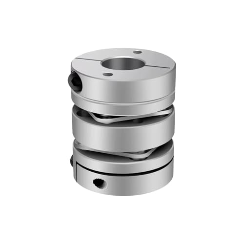 Membrankupplung 1PC Aluminium legierung doppel membran kupplung elastische stecker ball schraube schritt servo motor encoder computer(18X20) von WELDRIC