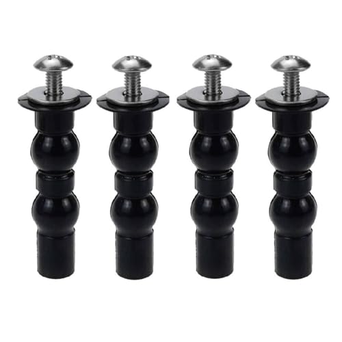 WELDRIC Toiletten-Spreizbolzen 2/4er-Pack Toilettenscharnierschrauben, kompatibler expandierender Gummibolzen(4pcs) von WELDRIC