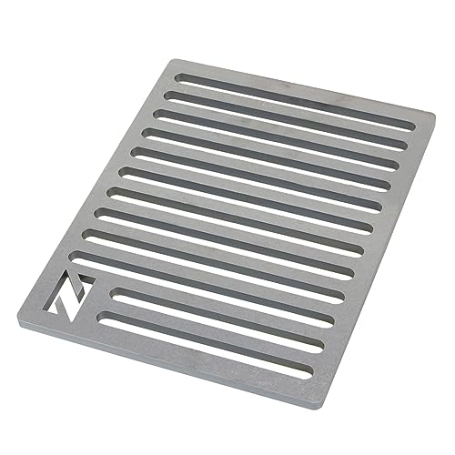 WELL GRILL 15 x 21 x 0.85 cm Hochwertiger Kaminrost Feuerrost Ofenrost Massivem Stahl Ascherost für viele Kamine und Ofen von WELL GRILL