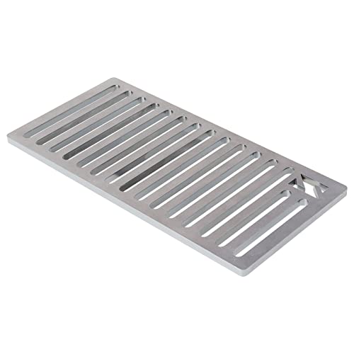 WELL GRILL 16 x 28 cm Feuerrost Ofenrost Kaminrost Gussroste Ascherost für viele Kamine und Ofen, 0.85cm Dicke, Massivem Stahl, Nicht leicht verformbar von WELL GRILL