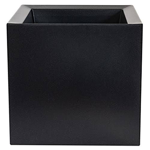 ANTHRAZITFARBENER BLUMENTOPF AUS POLYETHYLEN 40X40 CM von WELL HOME MOBILIARIO & DECORACIÓN