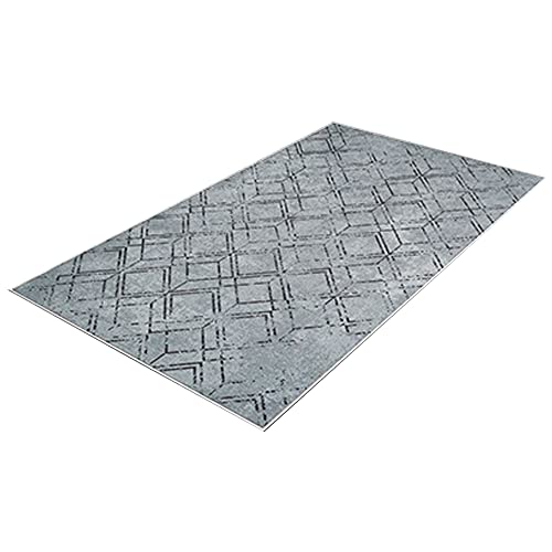 Bedruckter Polyesterteppich 120 x 180cm Würfel mehrfarbig Modell von WELL HOME MOBILIARIO & DECORACIÓN