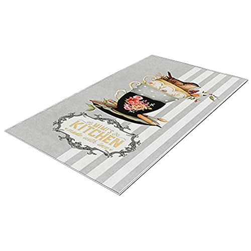 WELL HOME MOBILIARIO & DECORACIÓN Teppich aus Polyester, Bedruckt, 140 x 220 cm von WELL HOME MOBILIARIO & DECORACIÓN