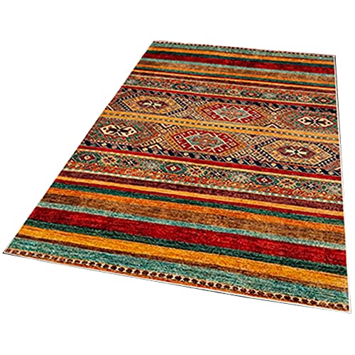 WELL HOME MOBILIARIO & DECORACIÓN Teppich aus Polyester, Bedruckt, 140 x 220 cm, Modell Peruvian, Mehrfarbig von WELL HOME MOBILIARIO & DECORACIÓN