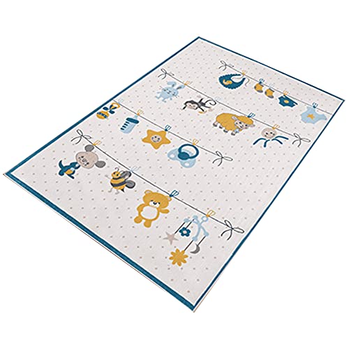WELL HOME MOBILIARIO & DECORACIÓN Teppich aus Polyester, Bedruckt, 140 x 220 cm von WELL HOME MOBILIARIO & DECORACIÓN