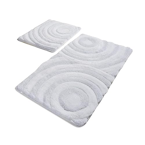 Badteppich-Set, 2-teilig, Weiß von WELL HOME MOBILIARIO & DECORACIÓN
