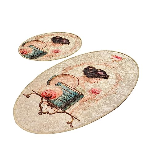 Badteppich Set 2-teilig Damen von WELL HOME MOBILIARIO & DECORACIÓN