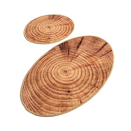 Badteppich-Set 2-teilig Hellbraun von WELL HOME MOBILIARIO & DECORACIÓN