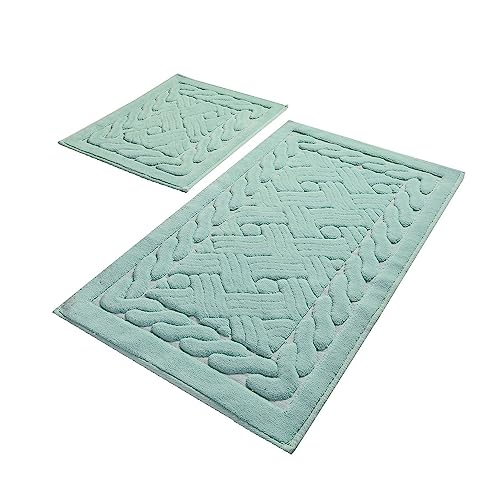 Badteppich-Set 2-teilig mintgrün von WELL HOME MOBILIARIO & DECORACIÓN