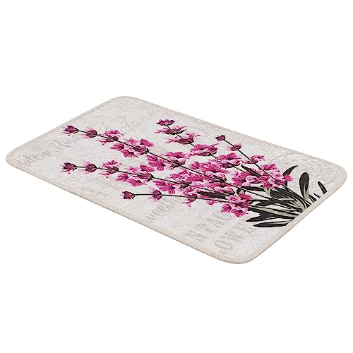 Badteppich lila Blumen von WELL HOME MOBILIARIO & DECORACIÓN