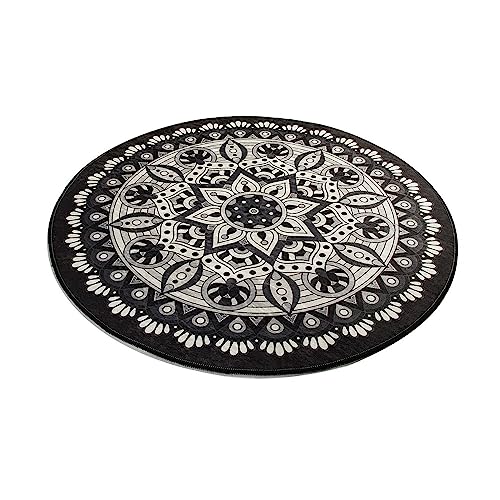 Badteppich schwarz und grau von WELL HOME MOBILIARIO & DECORACIÓN