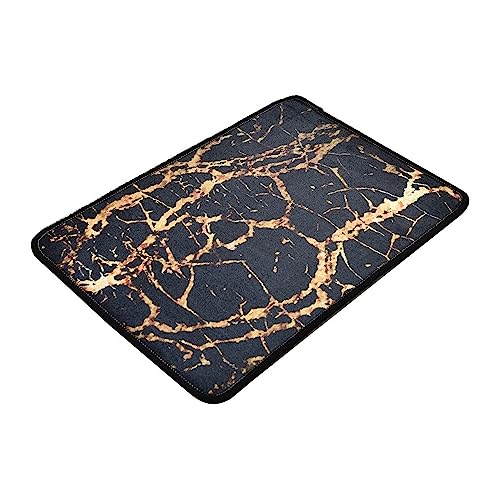 Badteppich schwarz und orange von WELL HOME MOBILIARIO & DECORACIÓN