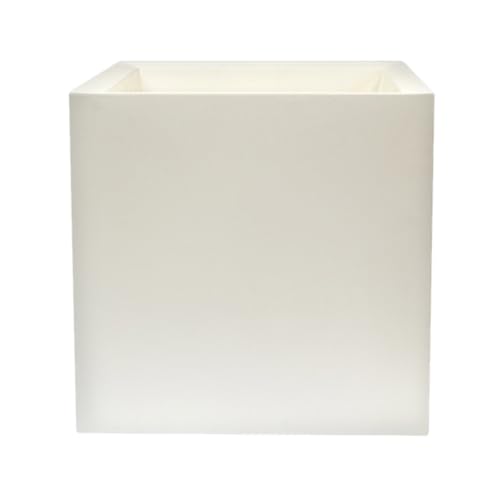 Blumentopf Modell Cube dan-i, 18 l, Weiß von WELL HOME MOBILIARIO & DECORACIÓN