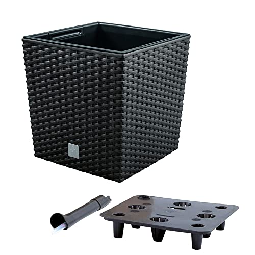 Blumentopf Rato 15,8 Liter, mit Innenbehälter + Bewässerungssystem für Rate & Urbi Blumentopf Rato 15,8 Liter, mit Innenbehälter + Bewässerungssystem für Rate & Urbi von WELL HOME MOBILIARIO & DECORACIÓN