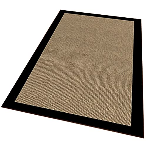 DarkBrownRim mehrfarbig bedruckter Polyester-Teppich 160 x 230cm von WELL HOME MOBILIARIO & DECORACIÓN