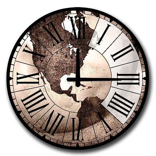 Dekorative MDF-Uhr im Zentralamerikanischen Stil von WELL HOME MOBILIARIO & DECORACIÓN