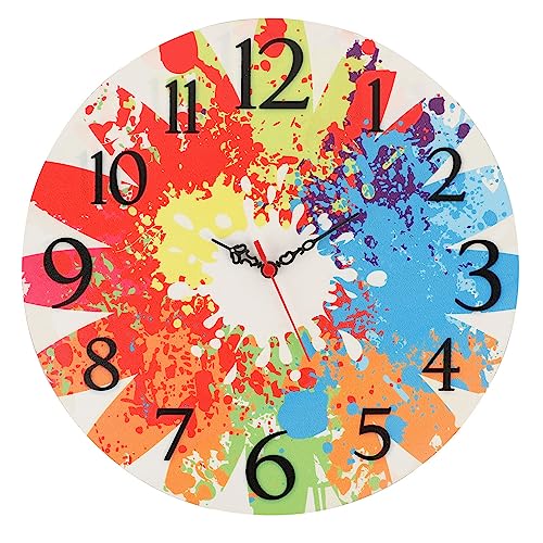 Dekorative Uhr aus MDF, Mehrfarbig von WELL HOME MOBILIARIO & DECORACIÓN