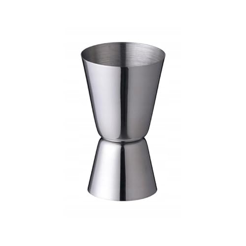 Doppelseitiger Edelstahl-Messbecher – präzise Messungen von 50 ml und 25 ml von WELL HOME MOBILIARIO & DECORACIÓN