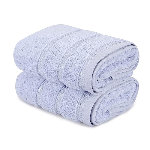 Handtuch-Set, 2-teilig, hellblau von WELL HOME MOBILIARIO & DECORACIÓN