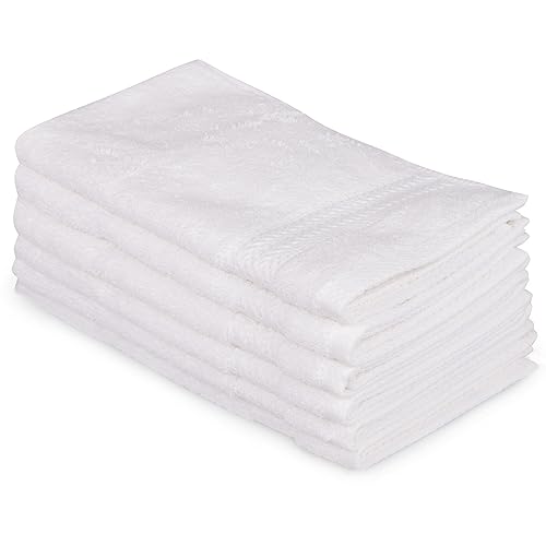 Handtuch-Set, 6-teilig, Weiß von WELL HOME MOBILIARIO & DECORACIÓN