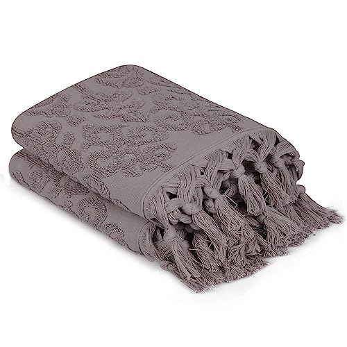 Handtuch-Set 2-teilig lila von WELL HOME MOBILIARIO & DECORACIÓN