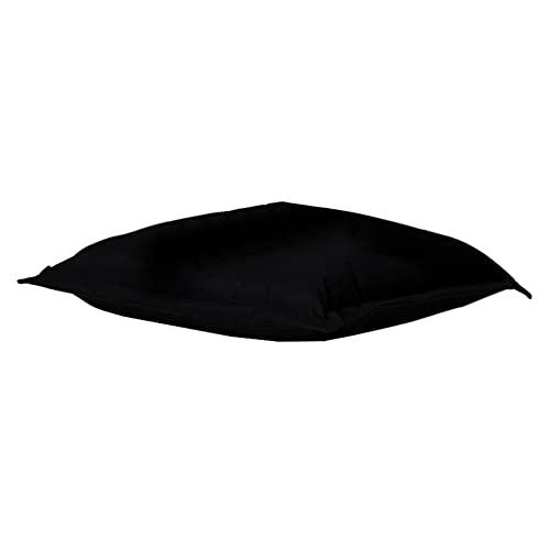 Pouf Kissen, 70 x 70 cm, Schwarz von WELL HOME MOBILIARIO & DECORACIÓN