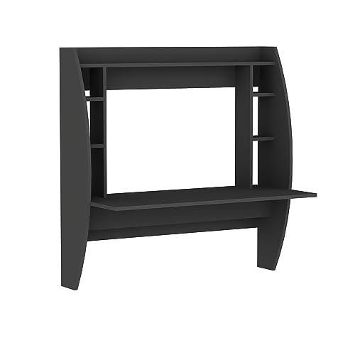WELL HOME MOBILIARIO & DECORACIÓN Schreibtisch 120 x 123,6 x 55 cm, Anthrazit von WELL HOME MOBILIARIO & DECORACIÓN