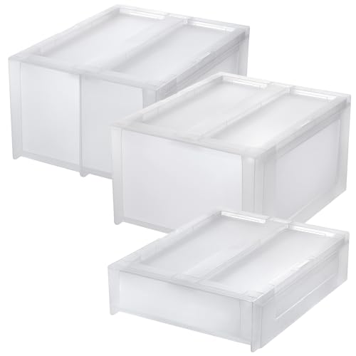 Set mit 3 Aufbewahrungsboxen "MODULAR" 13L/5,5L/2x6,5L von WELL HOME MOBILIARIO & DECORACIÓN