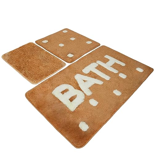 Setmat Set (3-teilig) Design Bath Senf von WELL HOME MOBILIARIO & DECORACIÓN