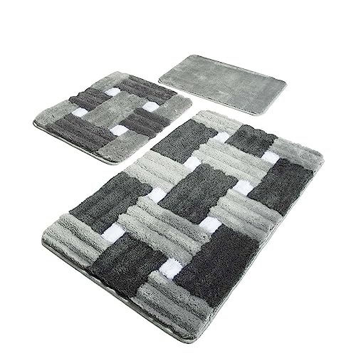 Setmat Set (3-teilig) Grautöne von WELL HOME MOBILIARIO & DECORACIÓN