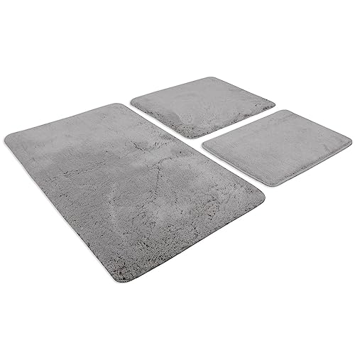Setmat Set (3-teilig) hellgrau von WELL HOME MOBILIARIO & DECORACIÓN