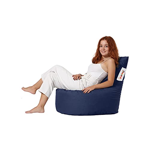 Sitzsack, Dunkelblau von WELL HOME MOBILIARIO & DECORACIÓN