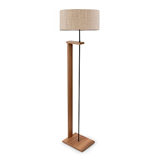 Stehleuchte 150 cm breit lampenschirm beige, typ e27 max 60 w, Victoria kollektion,, fassung E27 Max 60 W von WELL HOME MOBILIARIO & DECORACIÓN