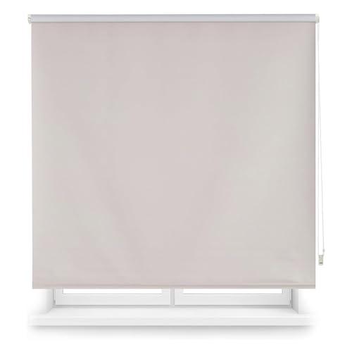 Verdunkelungsrollo, glatt, Grau, 180 x 130 cm (B x L) / Stoffgröße 177 x 125 cm von WELL HOME MOBILIARIO & DECORACIÓN