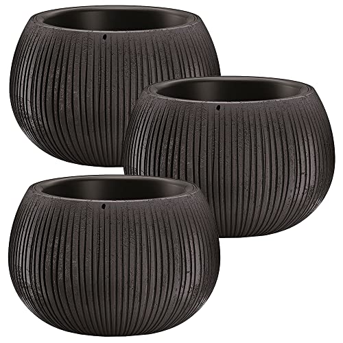 WELL HOME MOBILIARIO & DECORACIÓN 3X Beton Bowl aus Kunststoff mit Tank Zement von WELL HOME MOBILIARIO & DECORACIÓN