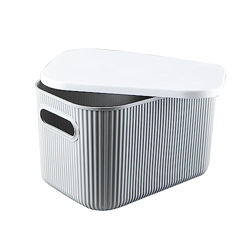 WELL HOME MOBILIARIO & DECORACIÓN Aufbewahrungsbox mit grauem Deckel von WELL HOME MOBILIARIO & DECORACIÓN