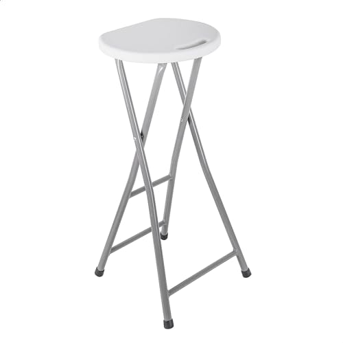 WELL HOME MOBILIARIO & DECORACIÓN Barhocker mit Metall-Finish, 31,5 x 28 x 70 cm von WELL HOME MOBILIARIO & DECORACIÓN