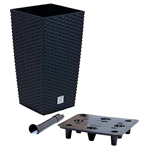 Rato Blumentopf 16,3 Liter mit Innenbehälter + Rato & Urbi Bewässerungssystem von WELL HOME MOBILIARIO & DECORACIÓN