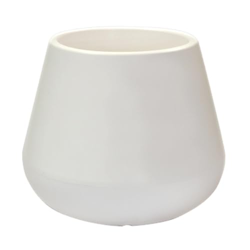 WELL HOME MOBILIARIO & DECORACIÓN Blumentopf Adam Ø41x35cm weiß von WELL HOME MOBILIARIO & DECORACIÓN