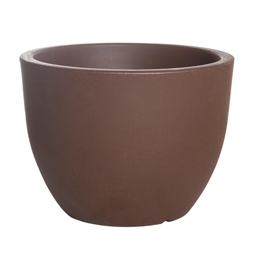 WELL HOME MOBILIARIO & DECORACIÓN Blumentopf Modell Ordesa Ø40cm Bronze von WELL HOME MOBILIARIO & DECORACIÓN