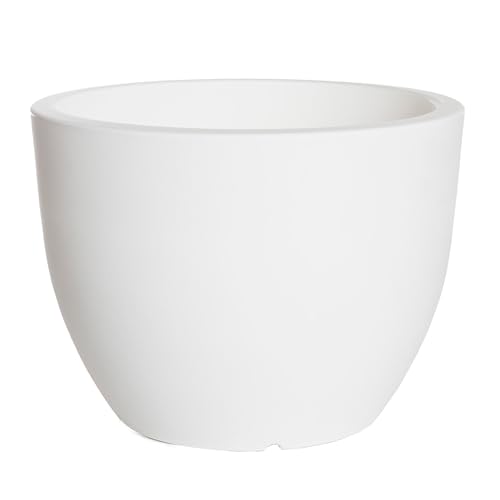 WELL HOME MOBILIARIO & DECORACIÓN Blumentopf Modell Ordesa Ø60x43 weiß von WELL HOME MOBILIARIO & DECORACIÓN