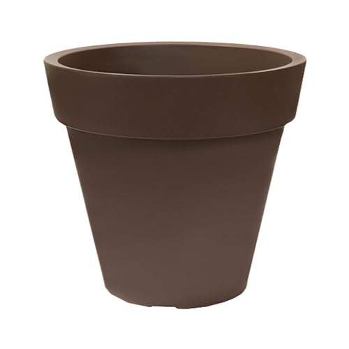 WELL HOME MOBILIARIO & DECORACIÓN Blumentopf, Modell ALE-X, Ø35 x 30 cm, Taupe von WELL HOME MOBILIARIO & DECORACIÓN