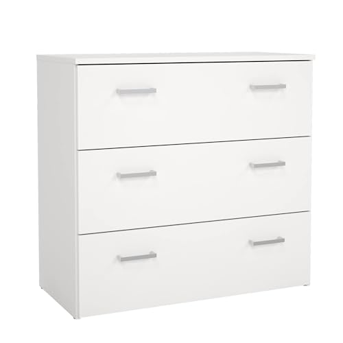 WELL HOME MOBILIARIO & DECORACIÓN Duero Chest Kommode mit 3 Schubladen, Weiß, 74,1 x 35,95 x 69,9 cm WELL HOME MOBILIARIO & DECORACIÓN Duero Chest Kommode mit 3 Schubladen, Weiß, 74,1 x 35,95 x 69,9 cm von WELL HOME MOBILIARIO & DECORACIÓN