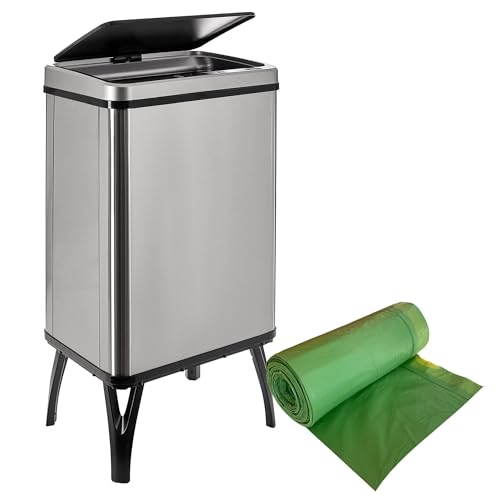 WELL HOME MOBILIARIO & DECORACIÓN Intelligenter Mülleimer, 40 l, Höhe: 71,5 x 35,5 x 26 cm, grau, mit Rolle mit 30 passenden Müllbeuteln WELL HOME MOBILIARIO & DECORACIÓN Intelligenter Mülleimer, 40 l, Höhe: 71,5 x 35,5 x 26 cm, grau, mit Rolle mit 30 passenden Müllbeuteln von WELL HOME MOBILIARIO & DECORACIÓN