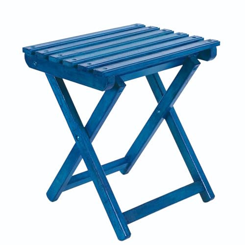 WELL HOME MOBILIARIO & DECORACIÓN Klappbarer Hocker Fischer, Holz, blau, 33 x 25 x 36 cm WELL HOME MOBILIARIO & DECORACIÓN Klappbarer Hocker Fischer, Holz, blau, 33 x 25 x 36 cm von WELL HOME MOBILIARIO & DECORACIÓN